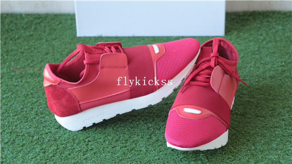 Balenciaga Race Runner Trainers Red